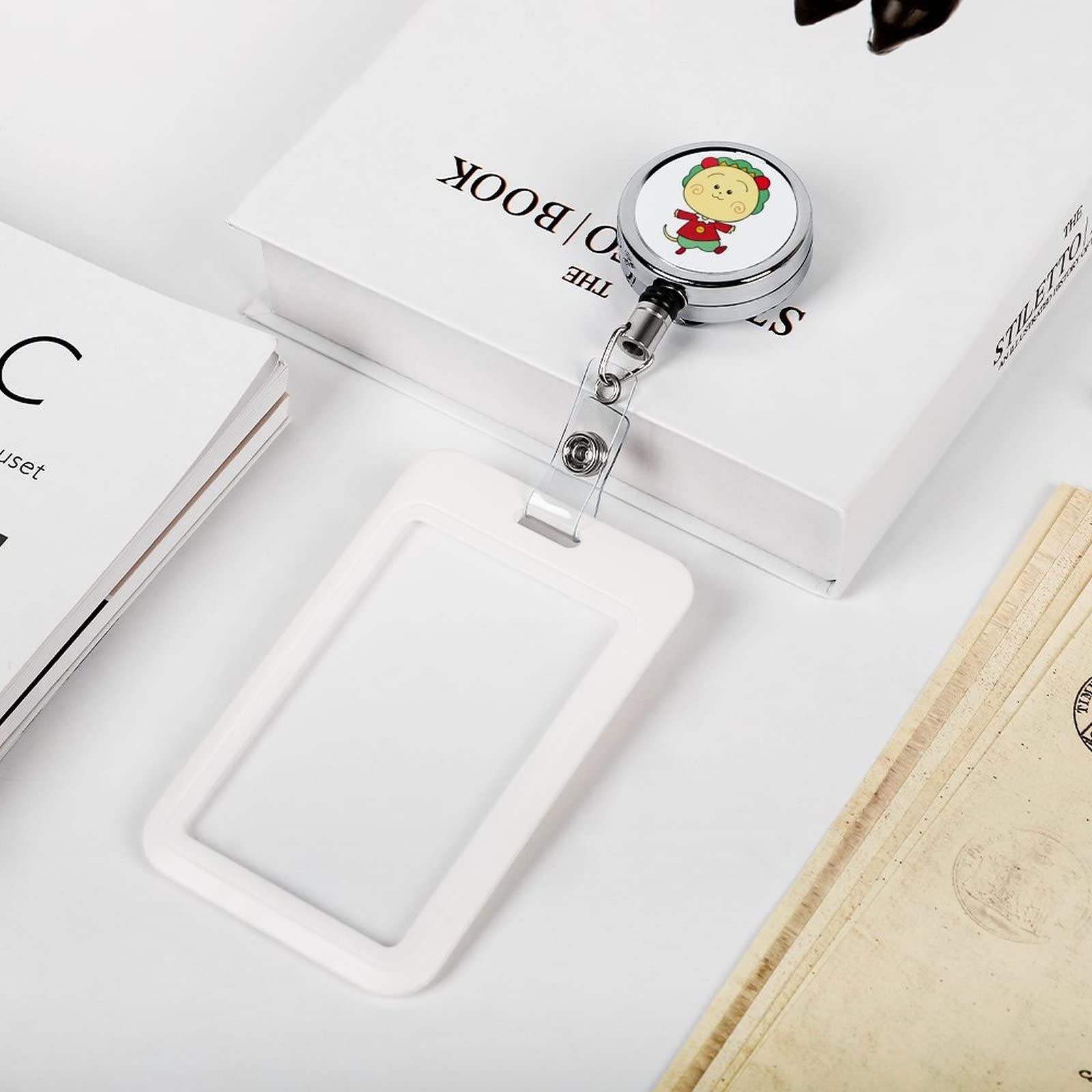 Amazon.co.jp: [PUFAN] コジコジ バッジクリップ 吊り下げ名札用